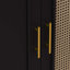Armoire 59,84 "à quatre portes rétro