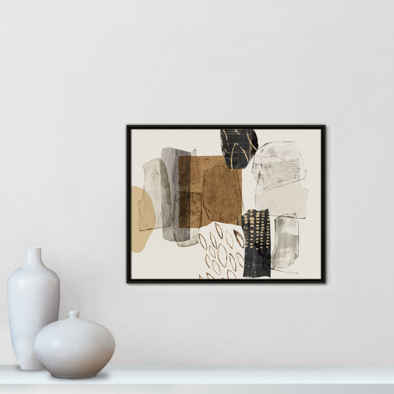 «Shape of formation I print» par Casa Fine Arts, Espresso, H 23,5 po x l 29,5 po