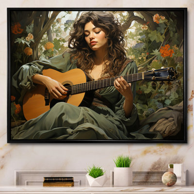 Music Folk Melody Earthy, reproduction d'art sur toile