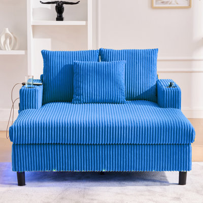 Chaise longue multifonctionnelle rembourrée