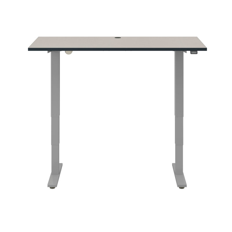 Height Adjustable Standing Desk, 59.45" W x 29.37" " D, White Spectrum
