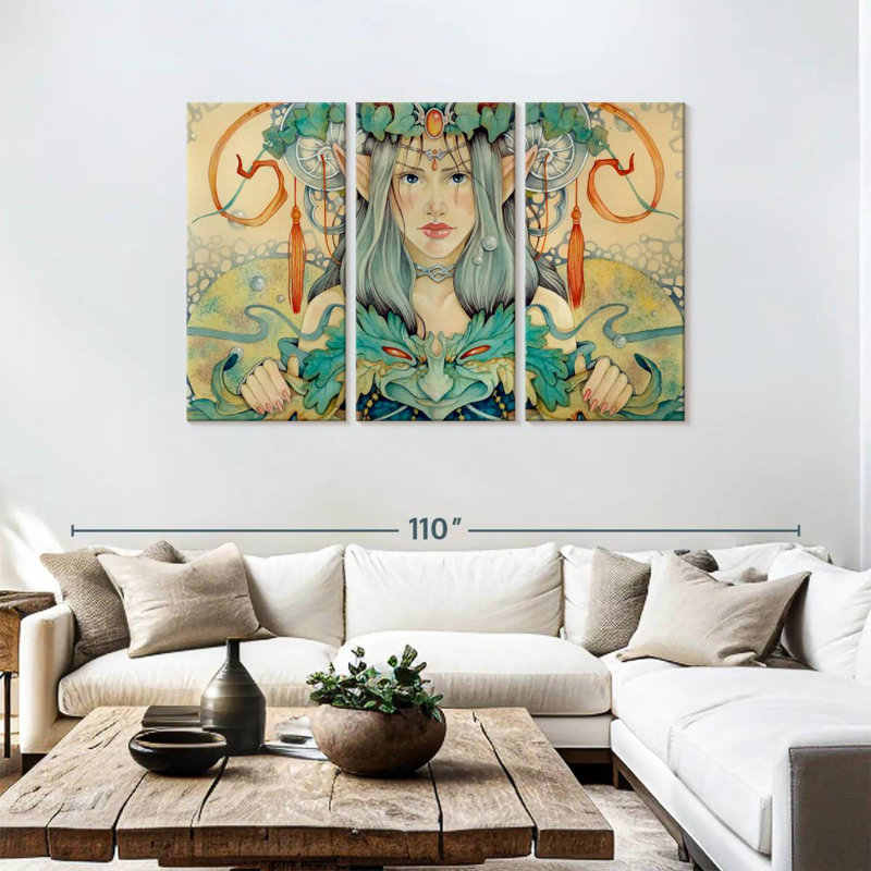 Leisha Calypso, 48" H x 74" W
