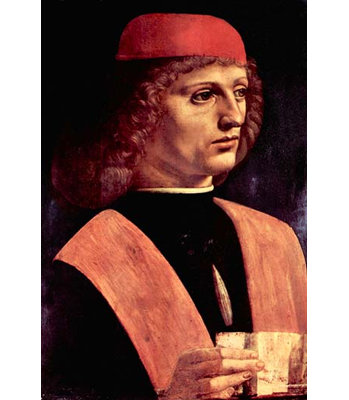 " Portrait Of A Musician " by Leonardo Da Vinci