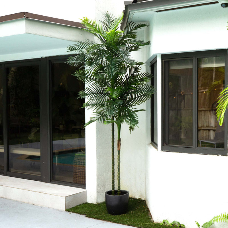 120'' Faux Robellini Tree in Pot Liner