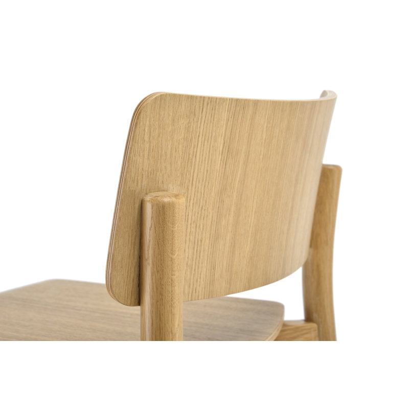 Tabouret de bar et de comptoir Ayomi, Chêne blanc, Tabouret de bar (hauteur du siège de 29 po)
