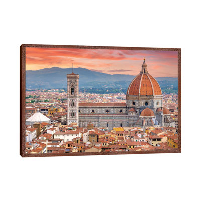 Il Duomo Florence Sunset,Italy by Susanne Kremer - Print on Canvas