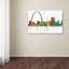 « gateway arche st louis horizon mclr-1 », impression sur toile tendue-17942988