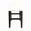 Tabouret de comptoir 26 po en cuir sans dossier (ensemble de 2)-1754762690