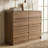 Arden 47" W Modern Brown 8 Drawer Dresser