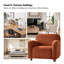 Titouan 35'' Wide Lamb Wool Upholstered Teddy Armchair with Solid Wood Legs-366004507