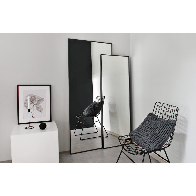 nielsen Almeria Aluminium Wall Mirror, 170cm H x 70cm W, Black