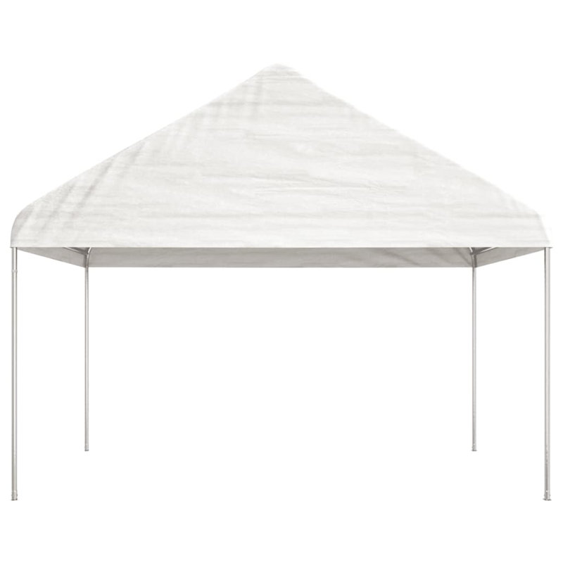Gazebo with Roof White 20.07x4.08x3.22 m Polyethylene