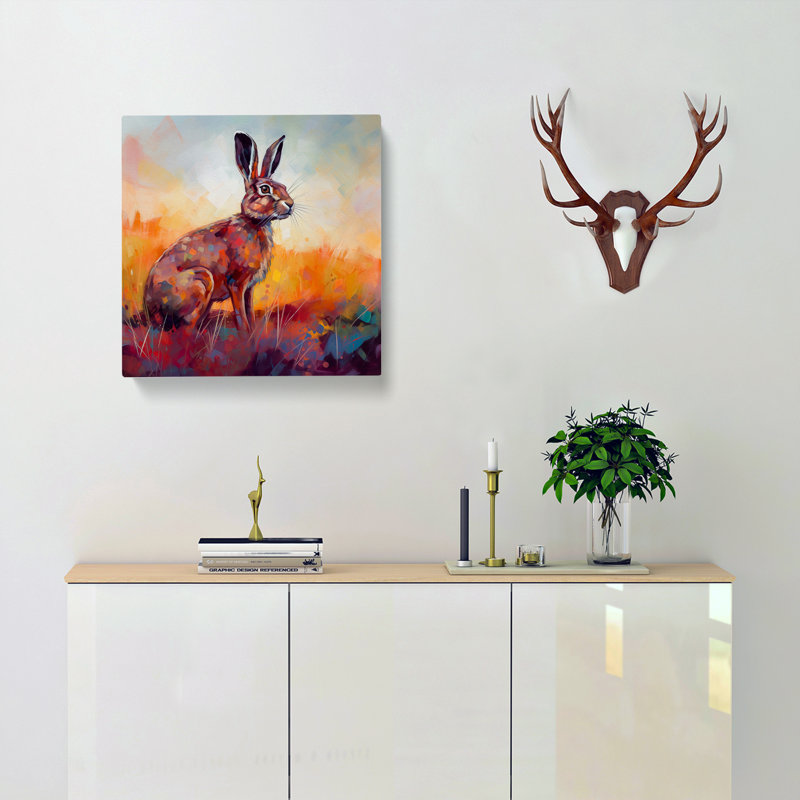 Hare Colour Field Painting No.1 - Wrapped Canvas