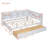 Wooden Full Size DayBed with 2 Drawers, DayBed with Storage Shelf and USB Charging Ports-920848712-920848710