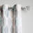Odin Leaf Print Semi-Sheer Grommet Curtain Panel-1805059843