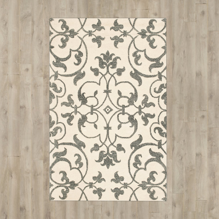 Candelo Hand Tufted Wool Floral Rug