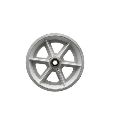 SCC - Roue en V en fonte semi-acier de 8 po seulement avec roulement à billes - 1400 lb vide