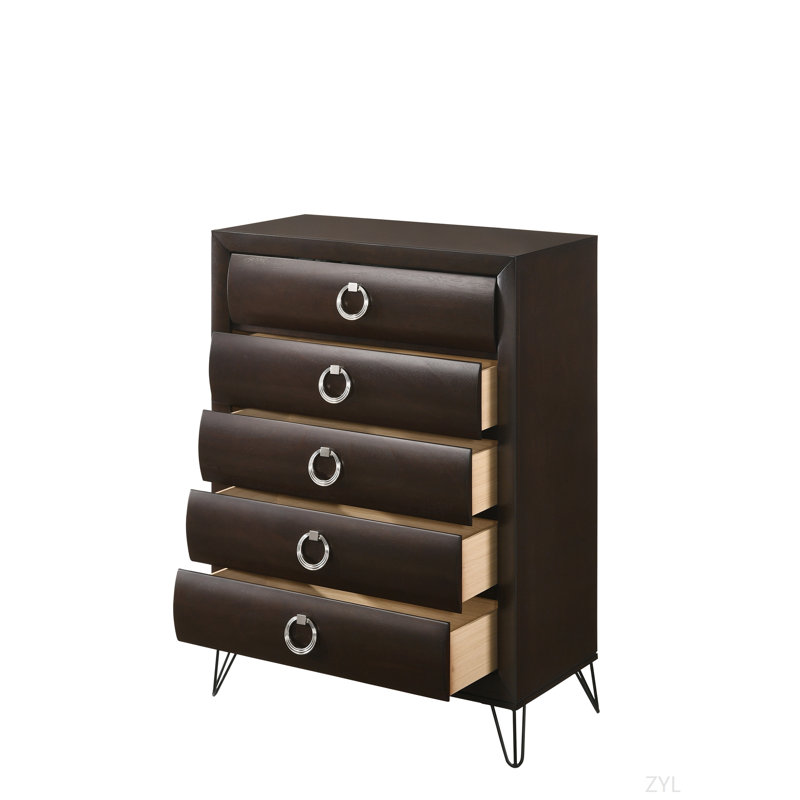 Commode finition merlot foncé