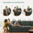 Bouley Corner Corduroy Sectional U-shaped Modular Sofa-102507004
