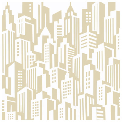 Couvertures Beige City Skyline