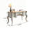Retro Painted Rectangular Solid Wood Writing Desk-187989009