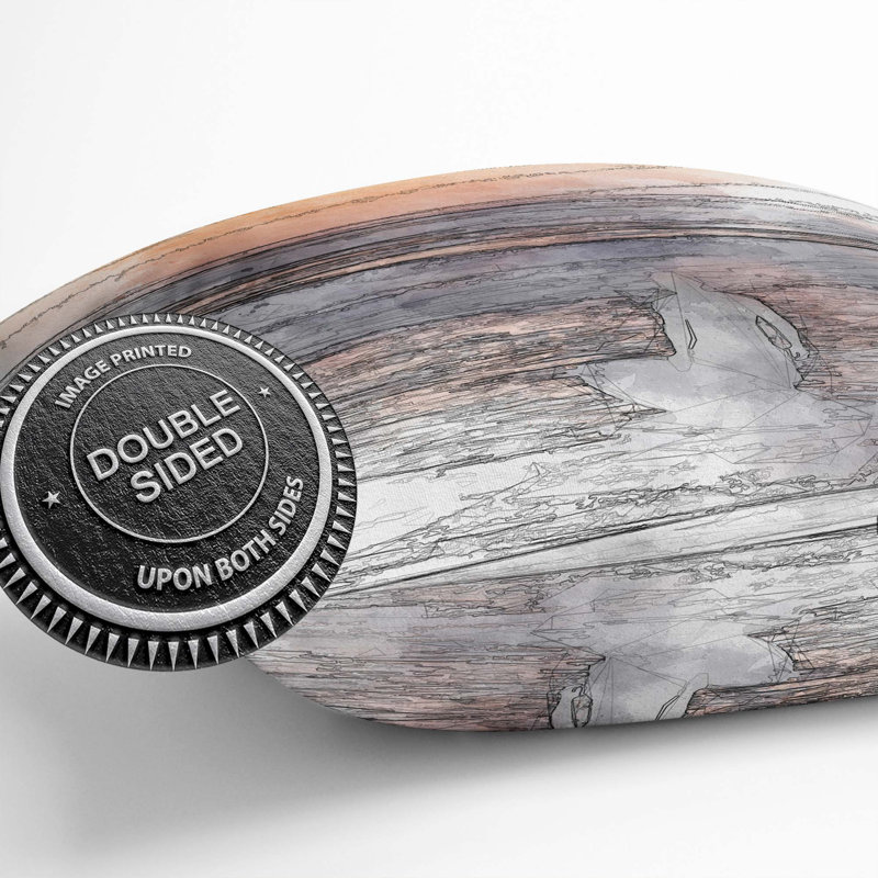 Surfer at Sunset Cushion with Filling, 55cm H x 55cm W x 20cm D
