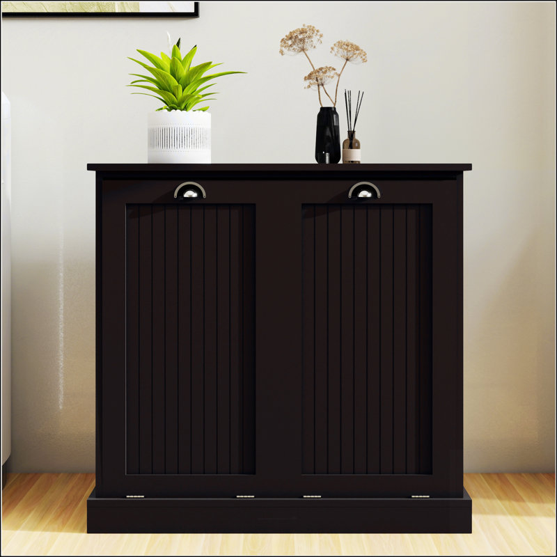 Armoire décorative Theddy, Noir, noir, noir, noir
