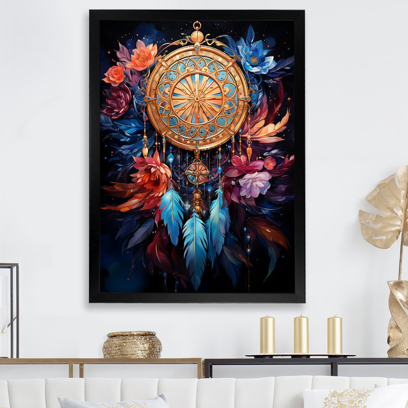 «Dreams Sentinel I» sur toile, Cadre simple noir, H 40 po x l 30 po x P 1,5 po
