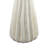 Samo Decorative Vase, Textured Body Bulb Accent,  White Resin-112748678