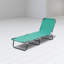 Méridienne pliante de patio, chaise de bronzage d'extérieur