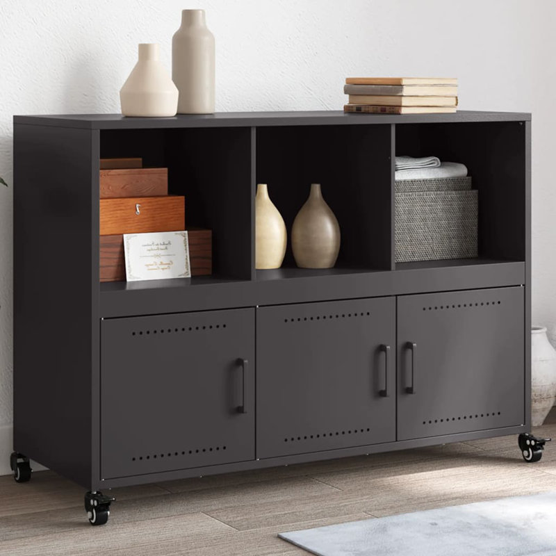 Armoire moyenne rectangulaire en acier laminé à froid vidaXL