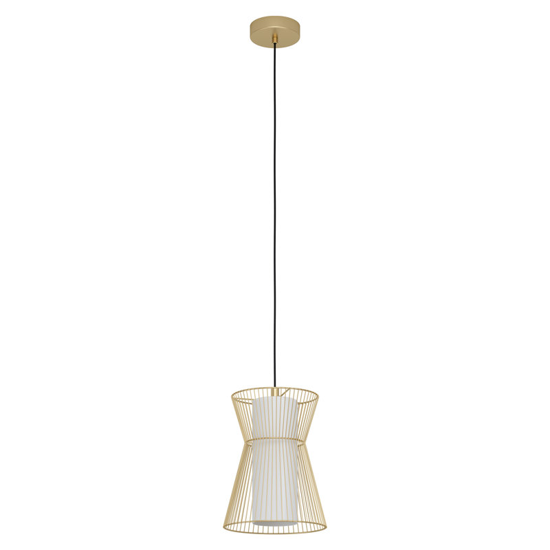 Kingsley 1 - Light Geometric Pendant, Gold, White