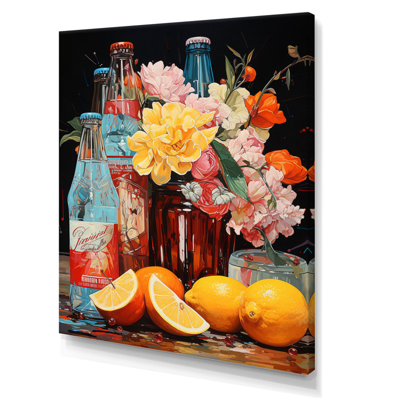 «Caterine Soda Harmony IV» sur toile, H 20 po x l 12 po x P 1 po, Toile tendue