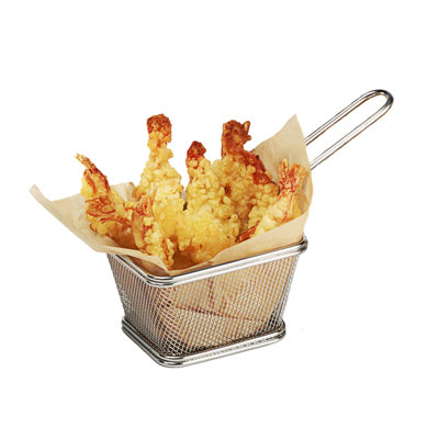 4-81860 - Panier à friture simple 4 po x 3,25 po, hauteur 2,25 po