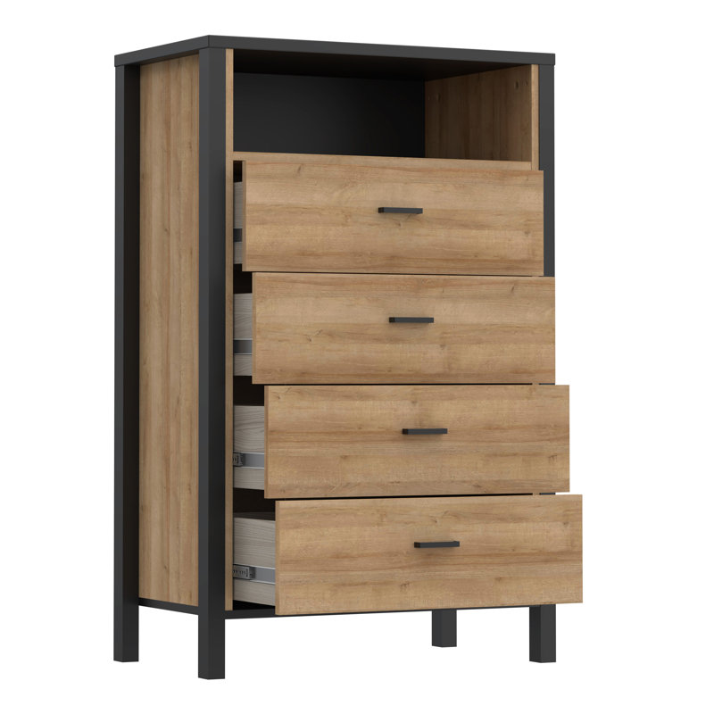 Abhiraj 69.8cm W 4 - Drawer Chest of Drawers