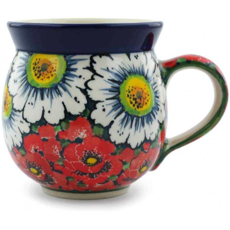Handmade Stoneware Porcelain Coffee Mug Teacup and Saucer