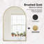 Armoire à pharmacie arquée avec miroir et tablettes, droite ouverte, encastrée-2119755644-2120427746