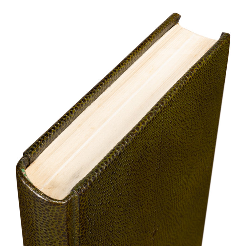 Shagreen Handmade and Media Decorative Book, Green