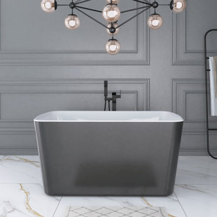 49'' X 28'' Acrylic Freestanding Soaking Bathtub