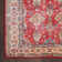 Marshanti Machine Woven / Power Loomed Performance Red/Beige/Blue Rug