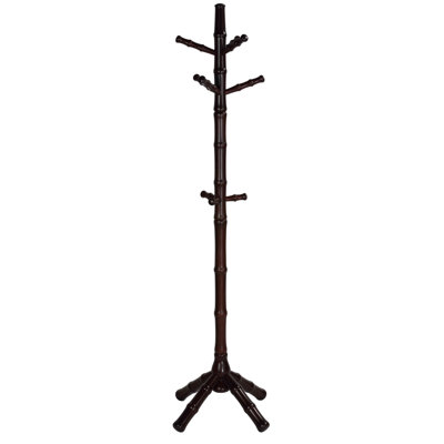 Schlusser Solid Wood Freestanding Coat Rack
