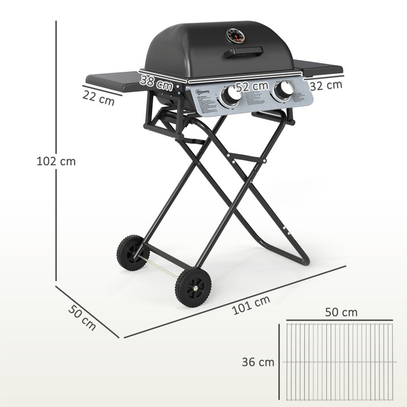 Latitude Run 2 - Burner Portable Propane 19107 BTU BTU Gas Grill