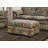 Union Rustic Model Rectangular Upholstered Ottoman in Superflauge Camo Fabric