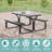 HDPE Picnic Table with Metal Base