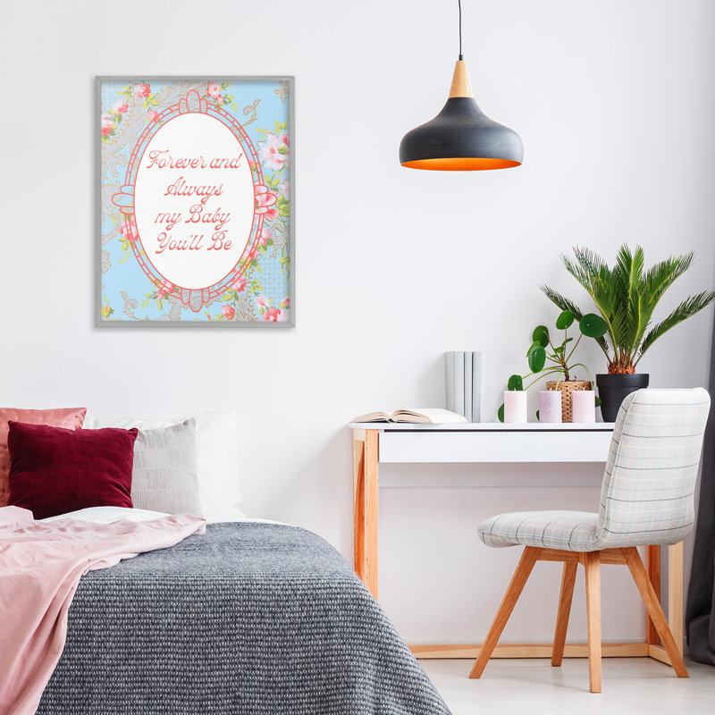 Giclée encadrée Forever And Always My Baby, design par Lil 'Rue, Farmhouse Grey Giclee Framed, 20 x 16