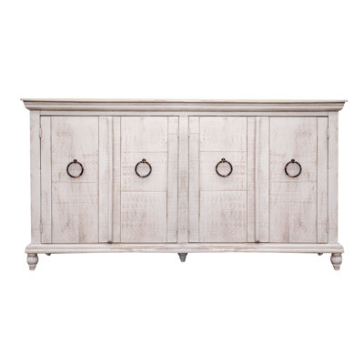 Console en bois massif 73,25 po Bisceglia