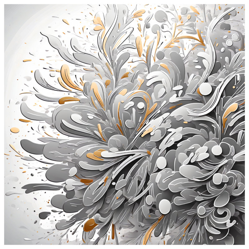 Housses de couette argent et or, Grand lit
