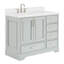 Ensemble de meuble-lavabo simple 43 po avec plateau Abshire-93359420