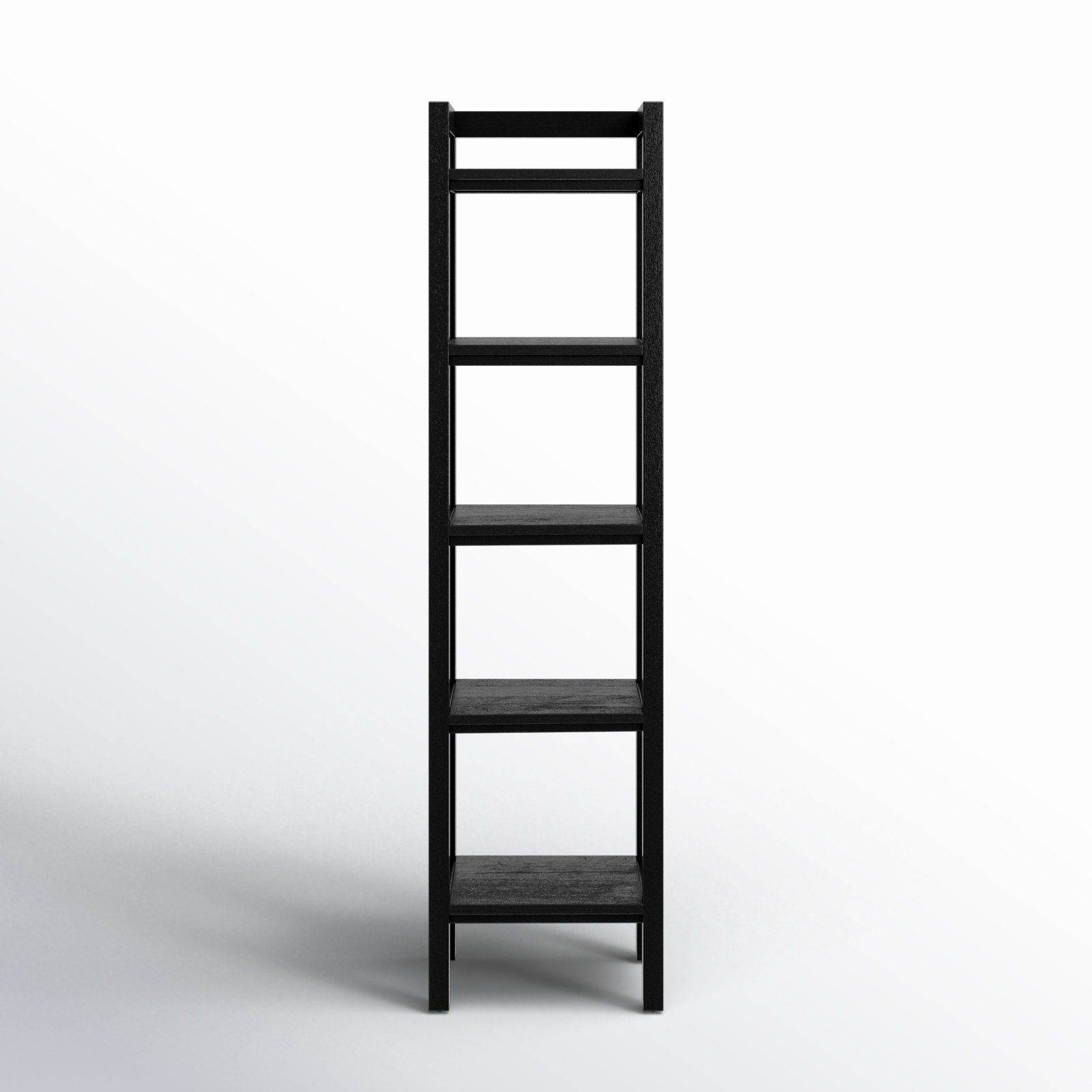 Stills 30" Mango Bookcase, Black, 70" H x 18" W x 16" D