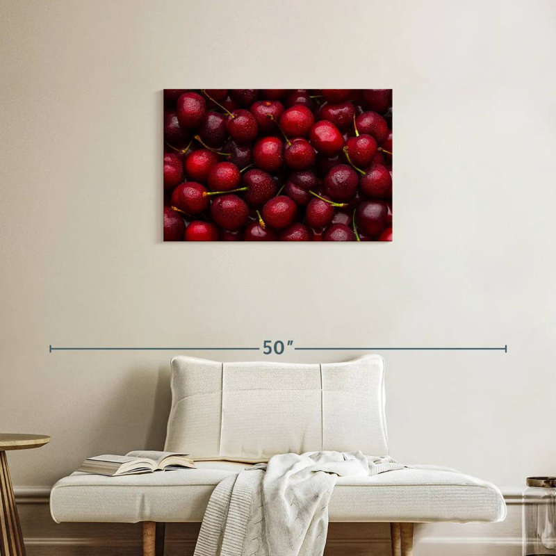 Cerises rouges douces Yarlin, H 20 po x l 30 po